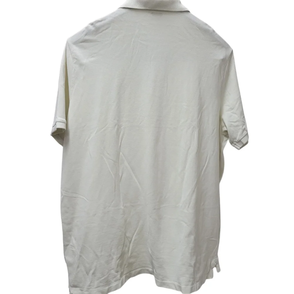 Polo Ralph Lauren Men's 100% Classic Fit Beige Polo Shirt Size XL Excellent